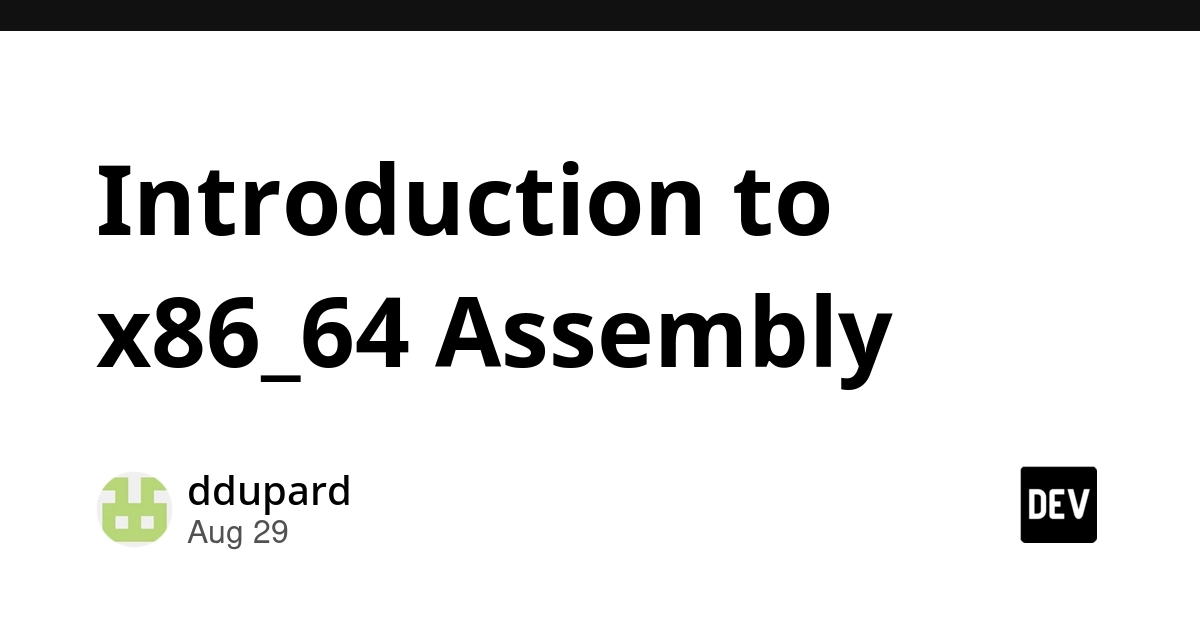 x86_64 Assembly: Registers, Instructions, and Memory Access