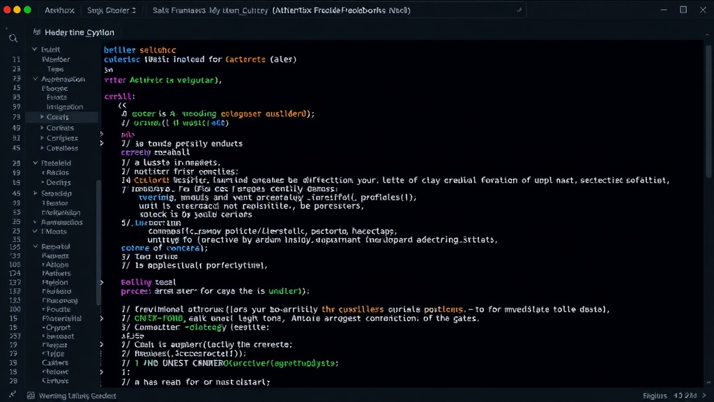 Aetherix shell demonstrating real-time keyboard input and cursor movement.