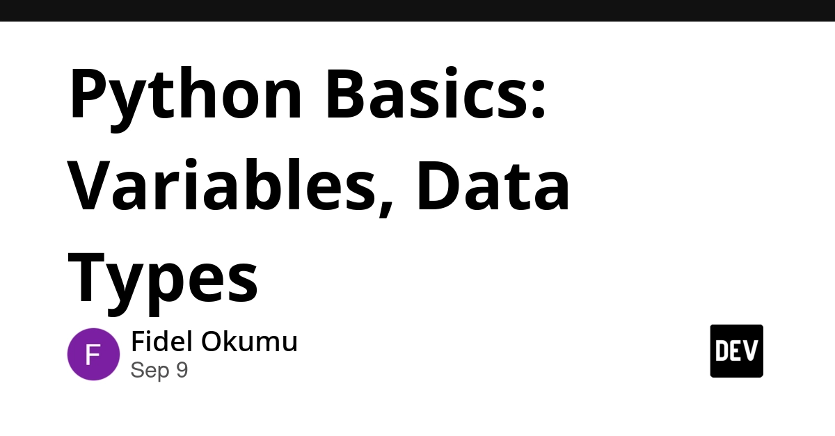 Python Variables and Data Types: A Developer's Essential Guide