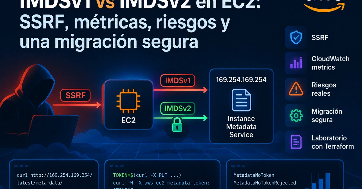 EC2 IMDSv1 vs IMDSv2: SSRF Risks and Secure Migration