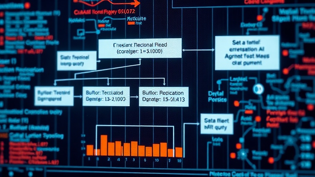 Detailed view of an AI agent's decision tree and data flow for a specific query