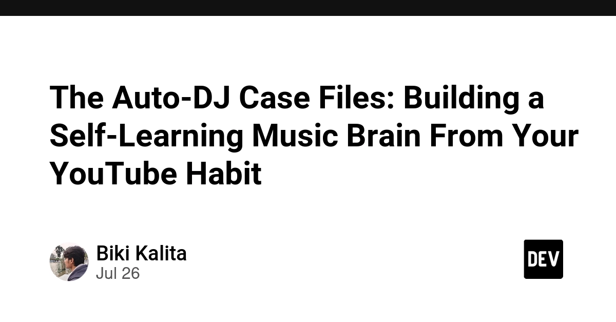 Build a Self-Learning Music AI From YouTube Habits