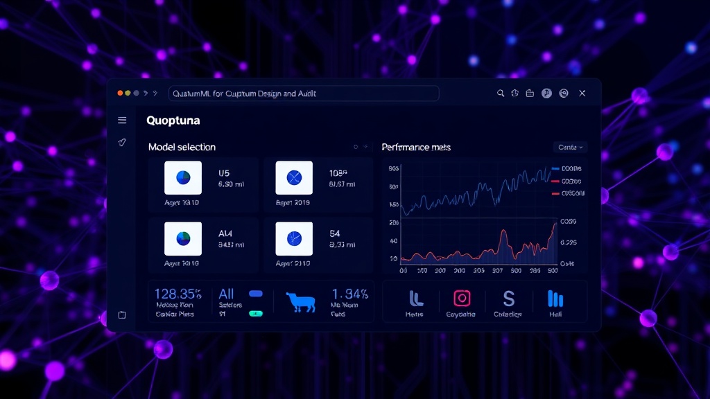 Quoptuna web app interface showcasing model selection and performance metrics