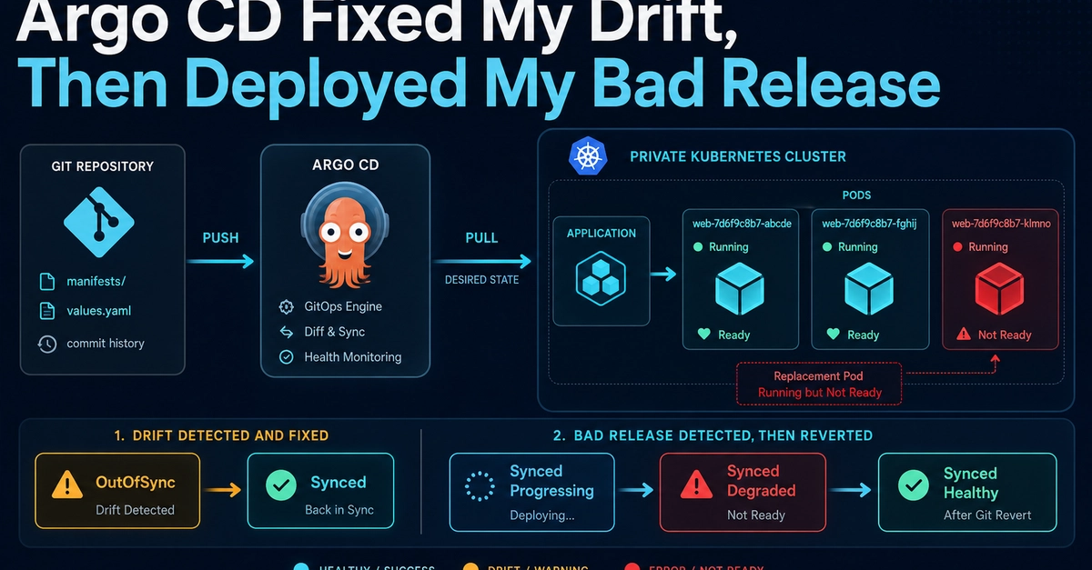 Argo CD's Drift Fix Deployed a Bad Release, Exposing GitOps Gaps