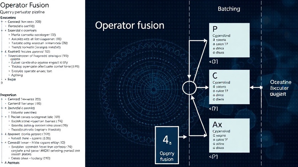 Diagram illustrating operator fusion in a query execution pipeline