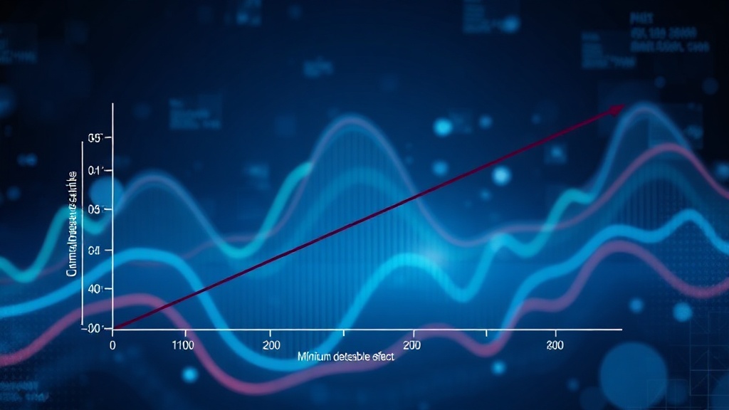 Graph showing how Minimum Detectable Effect decreases with increasing sample size per variant