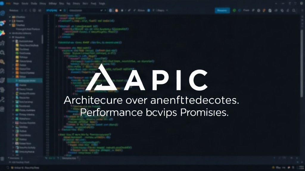 APIC logo and tagline: 'Architecture over anecdotes. Performance over promises.'