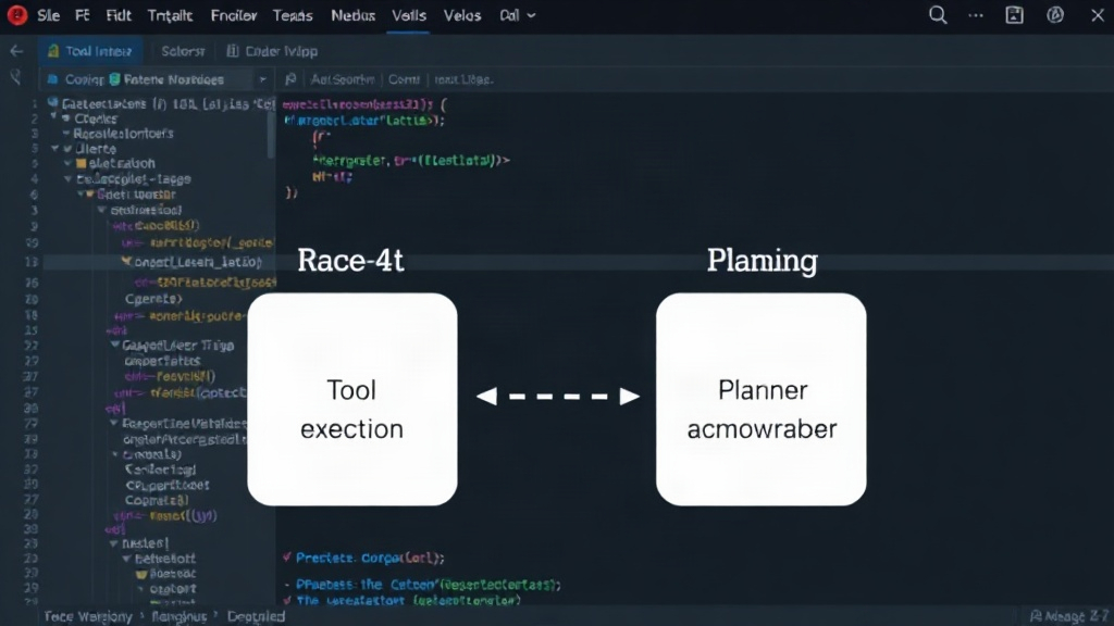 Diagram illustrating the race condition between tool execution and planner acknowledgment