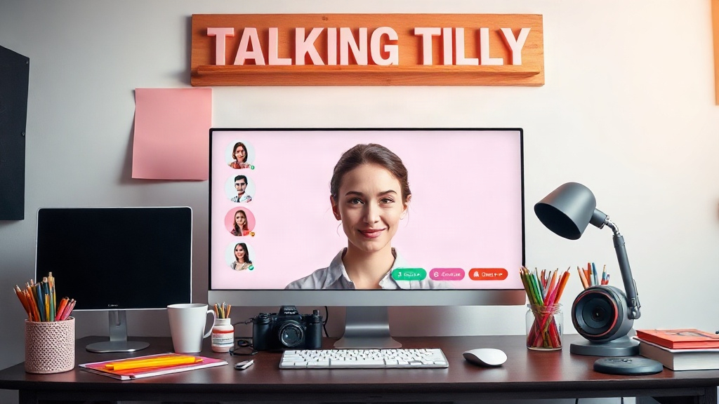 AI actress Tilly Norwood's 'Talking Tilly' video call interface