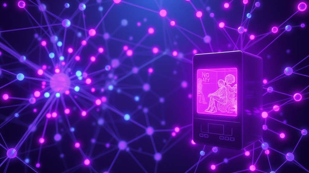 A visual metaphor comparing AI prompt input to a gacha machine pull.