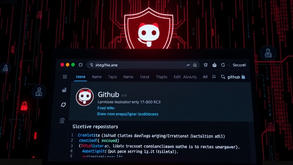 GitHub repository interface showcasing a deceptive project name and structure
