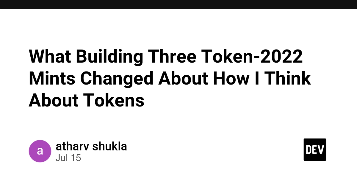 Token-2022 Mints Compose Behaviors Directly Into Tokens