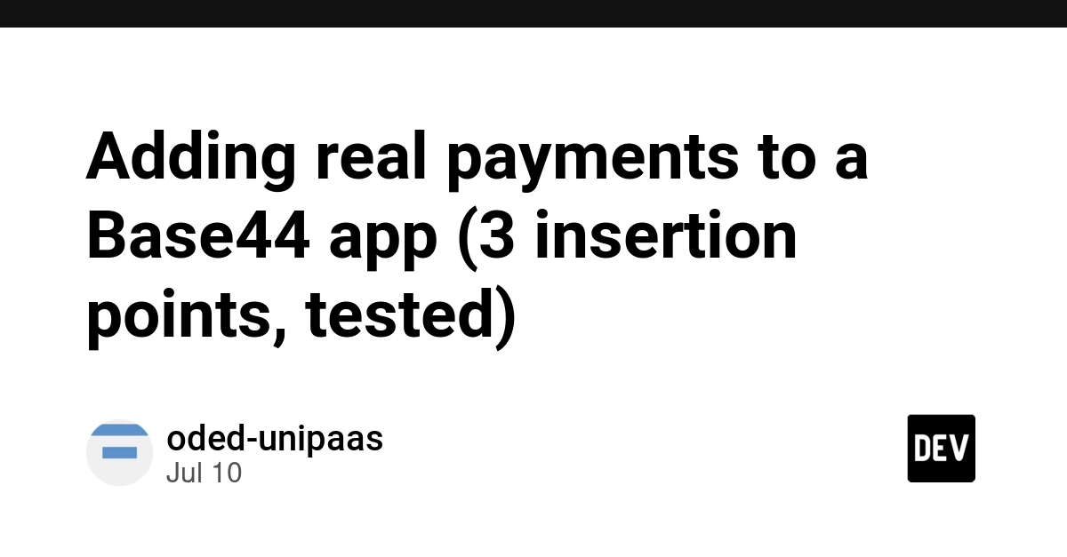 Base44 Apps Can Now Integrate Third-Party Payment Gateways