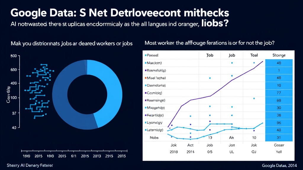 Visual representation of AI interaction data showing task distribution across job roles