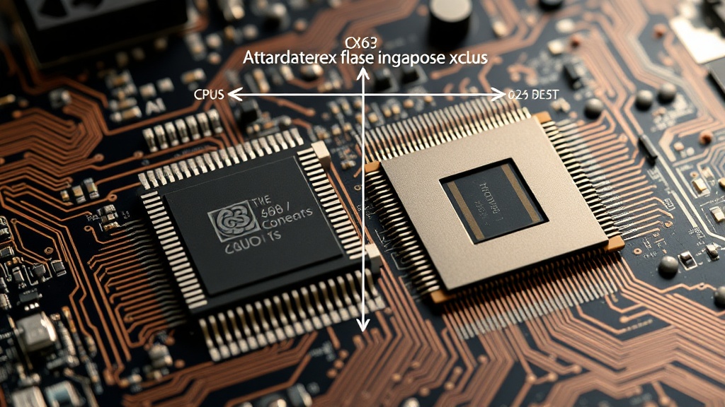 Diagram illustrating the architectural differences between general-purpose x86 CPUs and specialized AI accelerators.