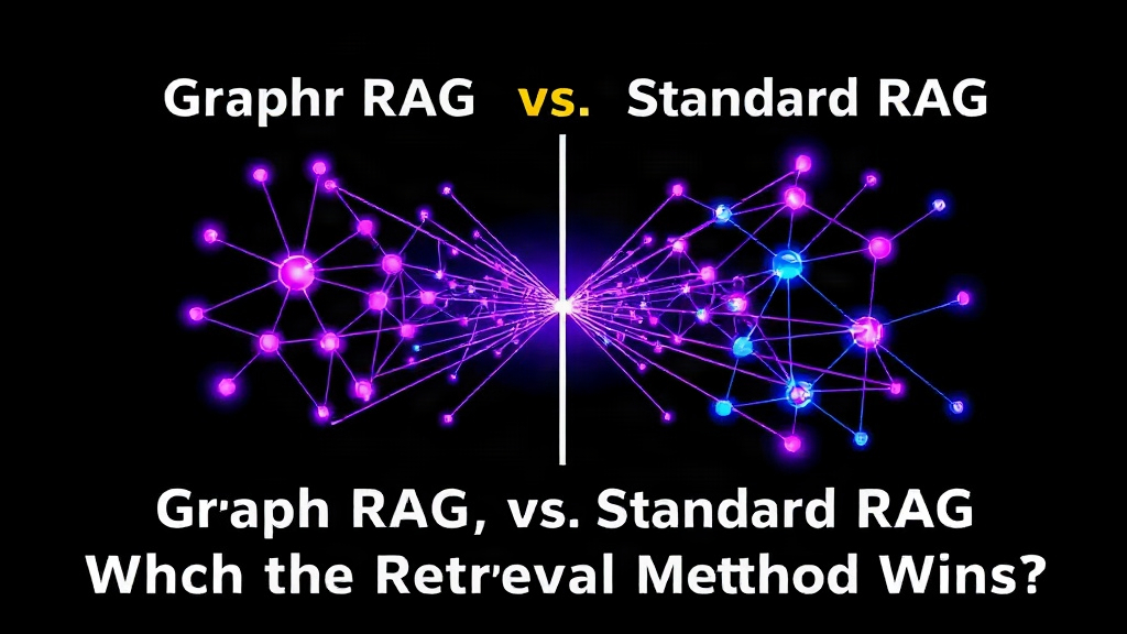 Diagram illustrating the difference between standard RAG and Graph RAG architectures
