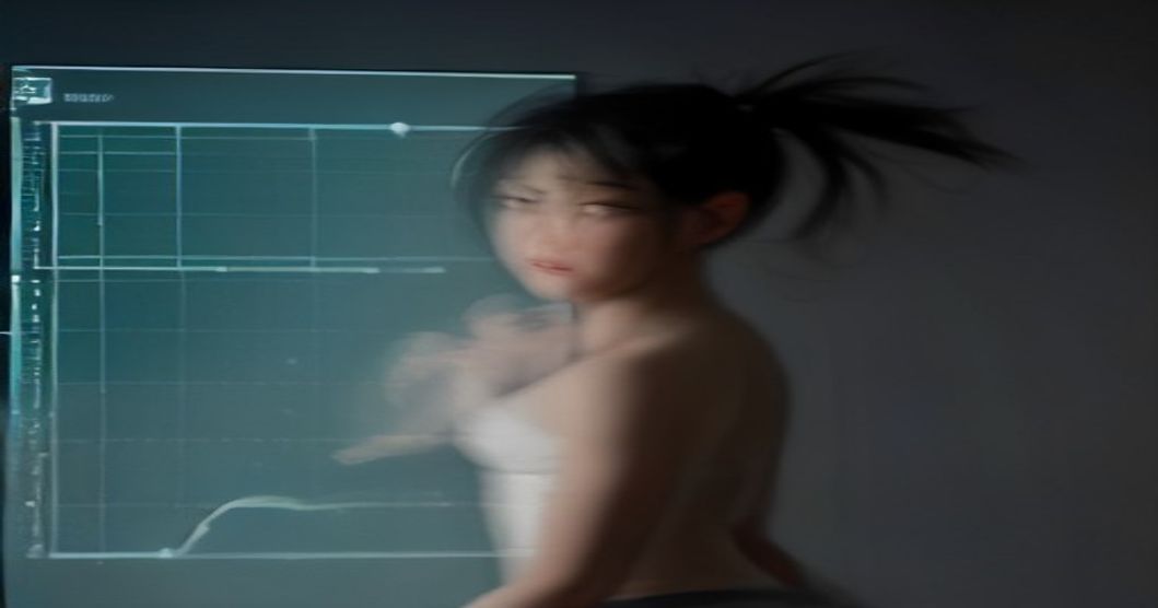 Athlete being analyzed by AI-powered motion capture technology during training