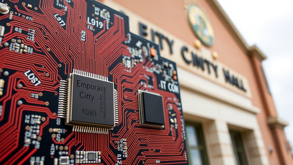 Emporia City Hall exterior, a symbol of local governance now facing intense scrutiny