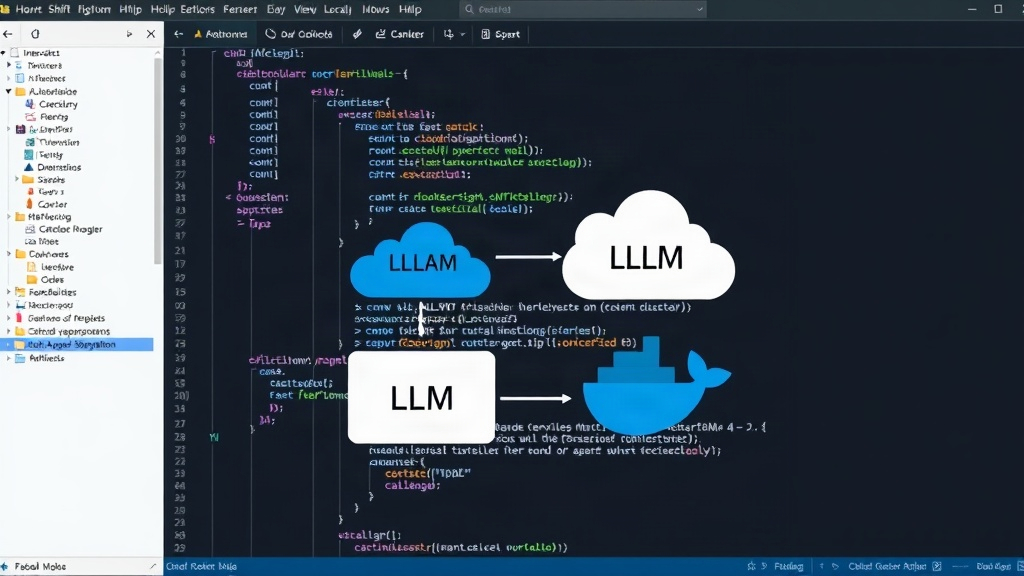 Diagram showing the shift from cloud LLM to local LLM for an AI agent