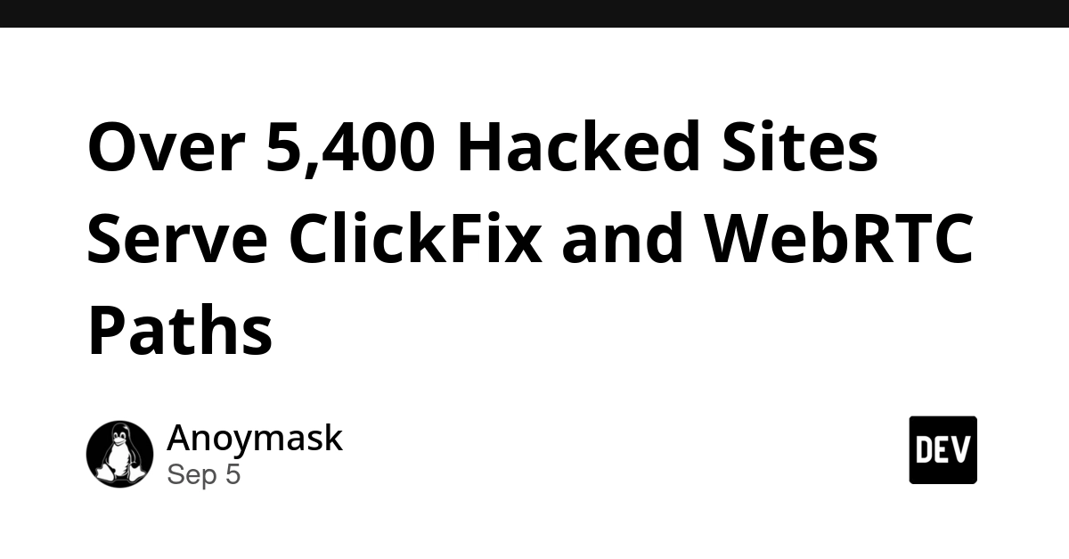 5,400+ Hacked Sites Serve ClickFix Malware via Blockchain