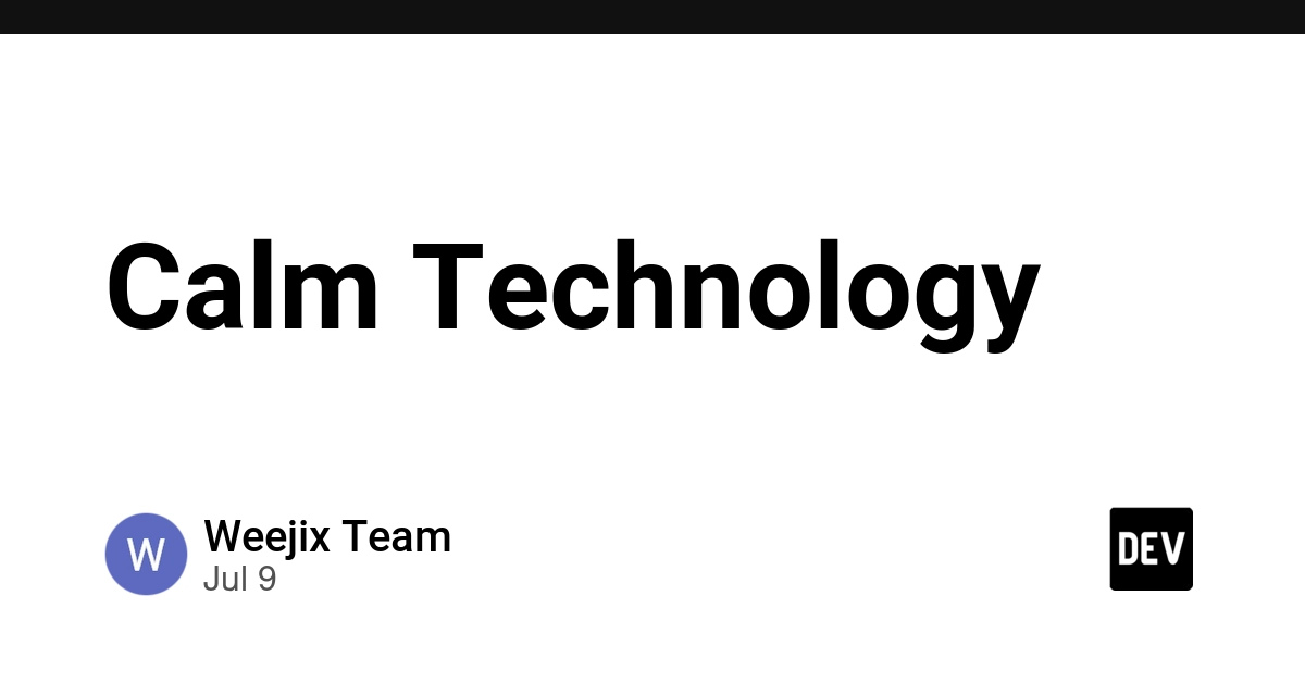 Calm Technology: Reclaiming Attention in a Distracting Digital World