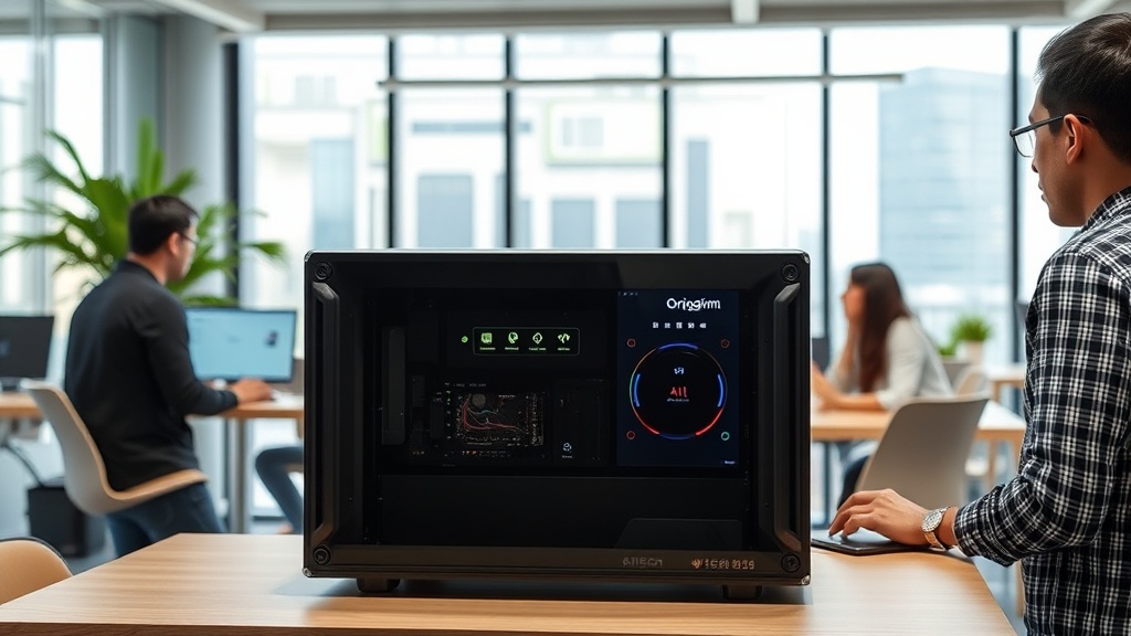 AheadForm Origin F1 hardware unit displayed at WAIC 2026