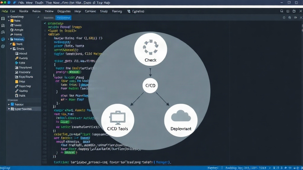 Diagram illustrating the relationship between CI/CD tools and deployment runners