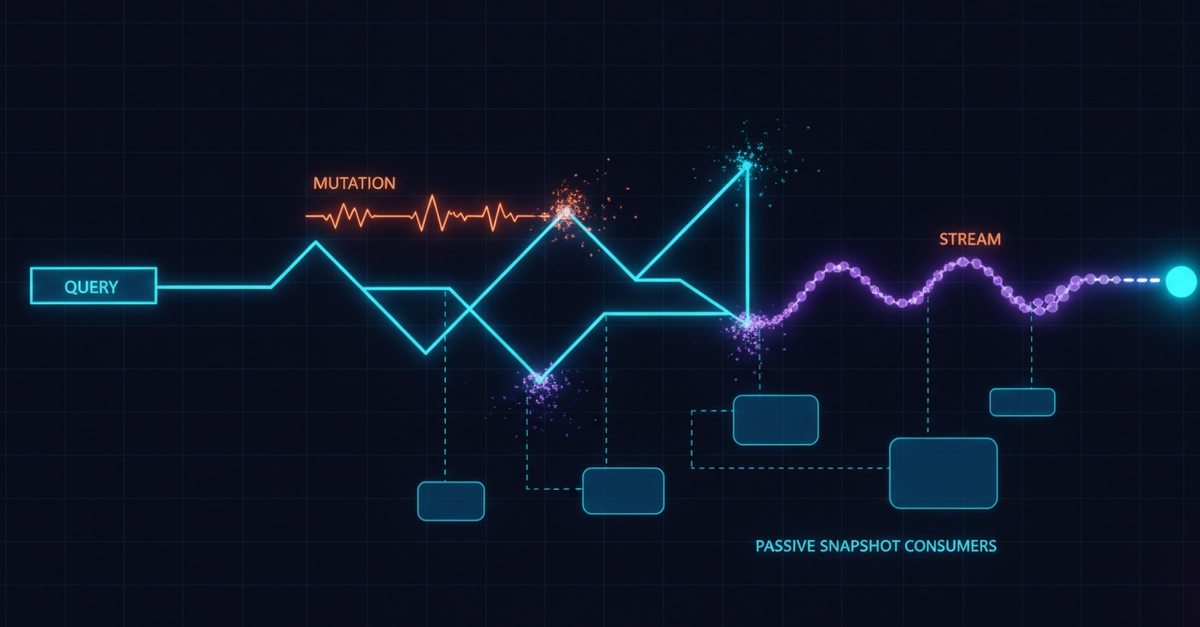 Async Work: Query, Mutation, and Stream Are Not the Same