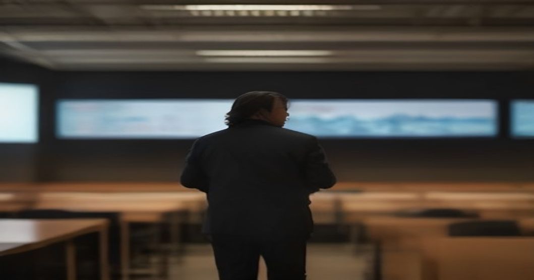 Salesforce CEO Marc Benioff speaking at a company event