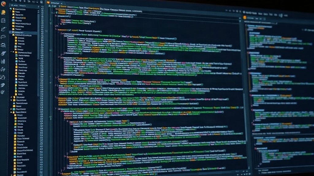 Martin Peer's 3D source code visualizer interface showing a complex software project