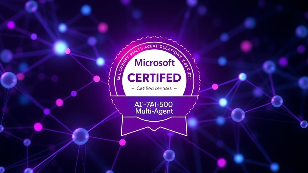 Microsoft Certified: Multi-Agent AI Solutions Expert badge visual