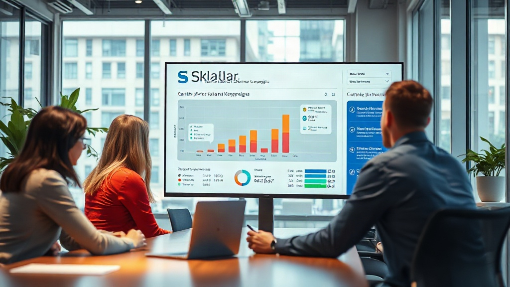 Skalar's interface illustrating capital allocation for sales and marketing campaigns.