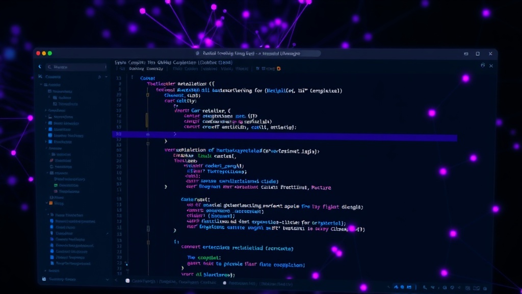 GitHub Copilot interface showing code completion suggestions within VS Code