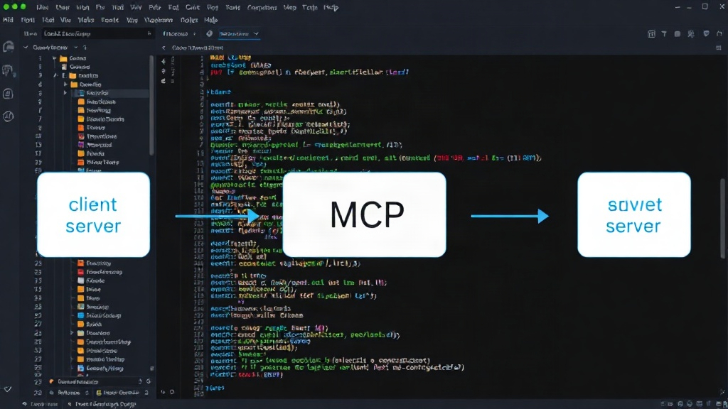 Diagram illustrating MCP client-server interaction flow