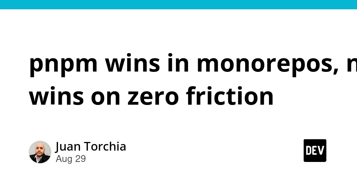 pnpm excels in monorepos; npm maintains zero-friction edge