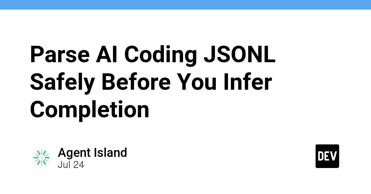 Parse AI Coding JSONL Safely Before Inferring Completion