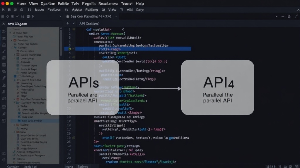 Diagram illustrating the concept of parallel API versions for SQLite editions