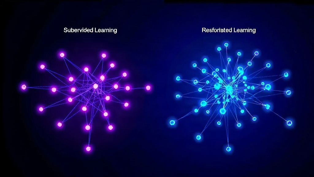 Diagram illustrating the supervised learning and reinforcement learning stages of LLM training.