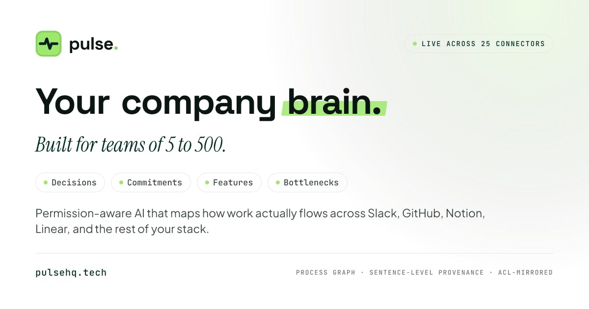 Pulse Launches as Permission-Aware, Proactive AI Brain for Companies