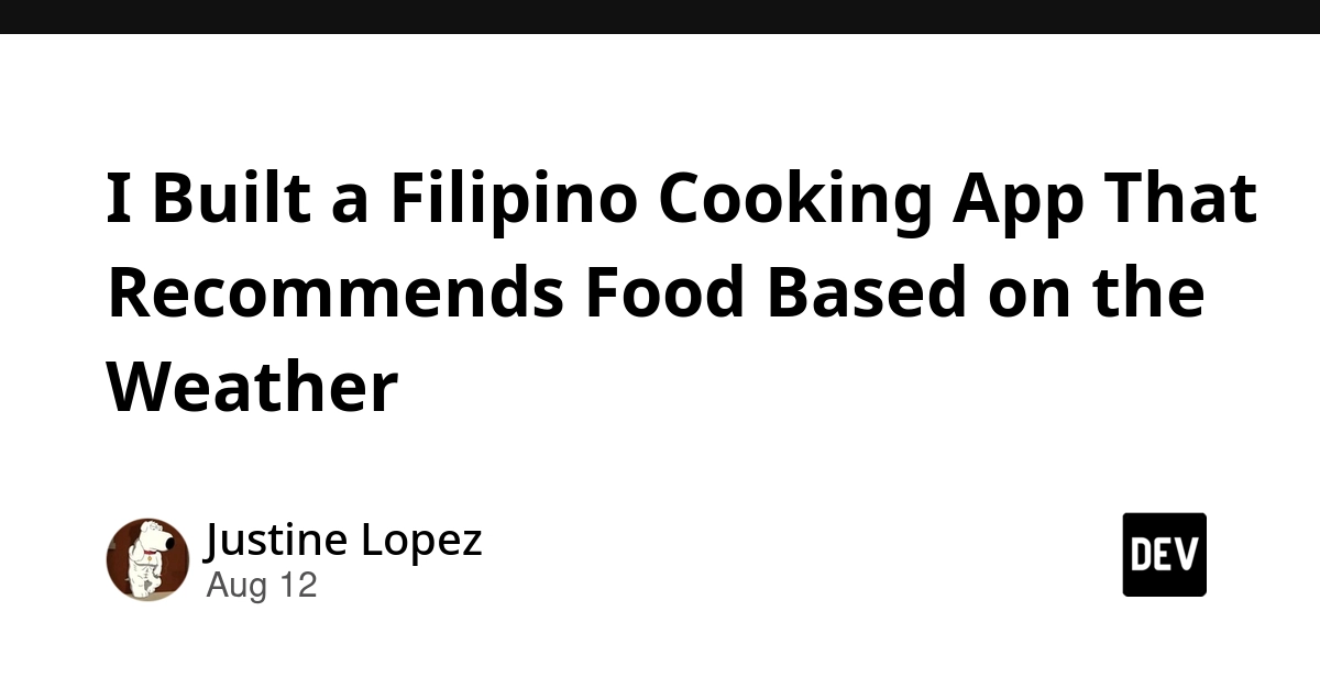 Filipino Cooking App Lutong Simmer Uses Weather for Recipe Recs