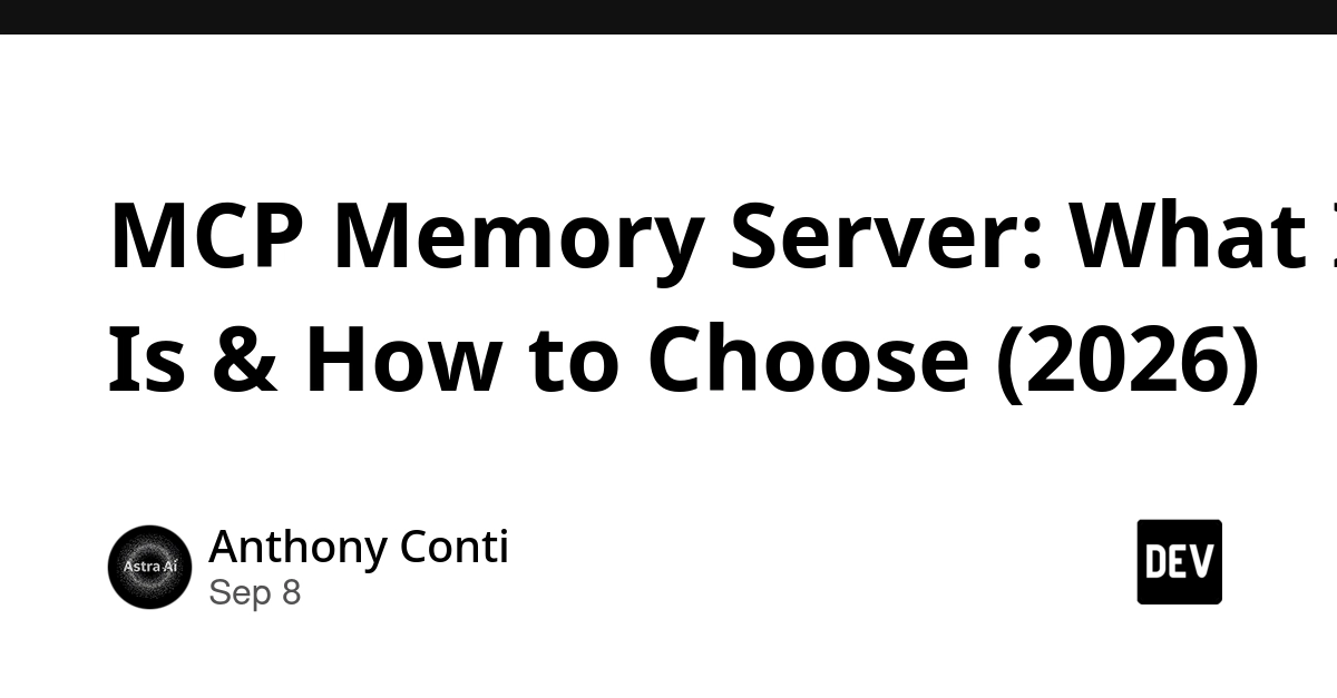 MCP Memory Servers: Architecture, Choice, and MIND's Place