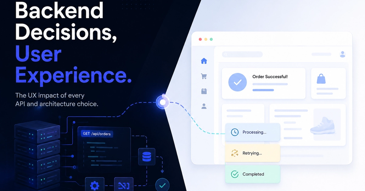 Backend Decisions Directly Impact User Experience
