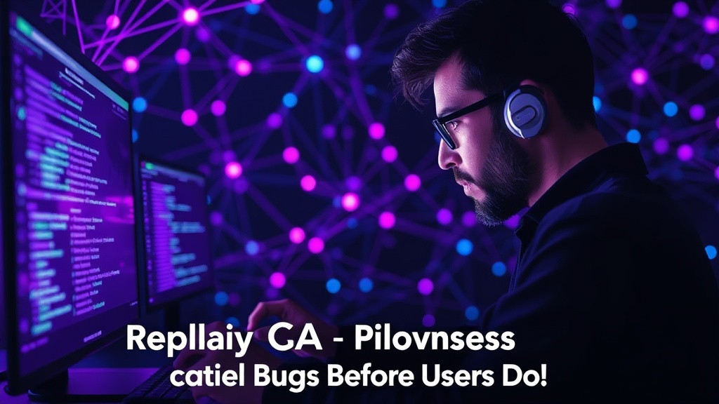 Developer inspecting a detailed session replay with Replay QA's debugging interface