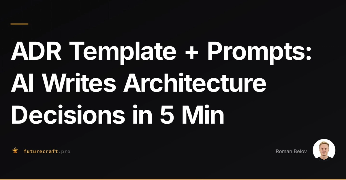 AI Cuts Architecture Decision Record Generation Time by 90%