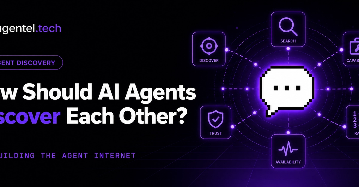 AI Agents Need More Than Search to Find Each Other