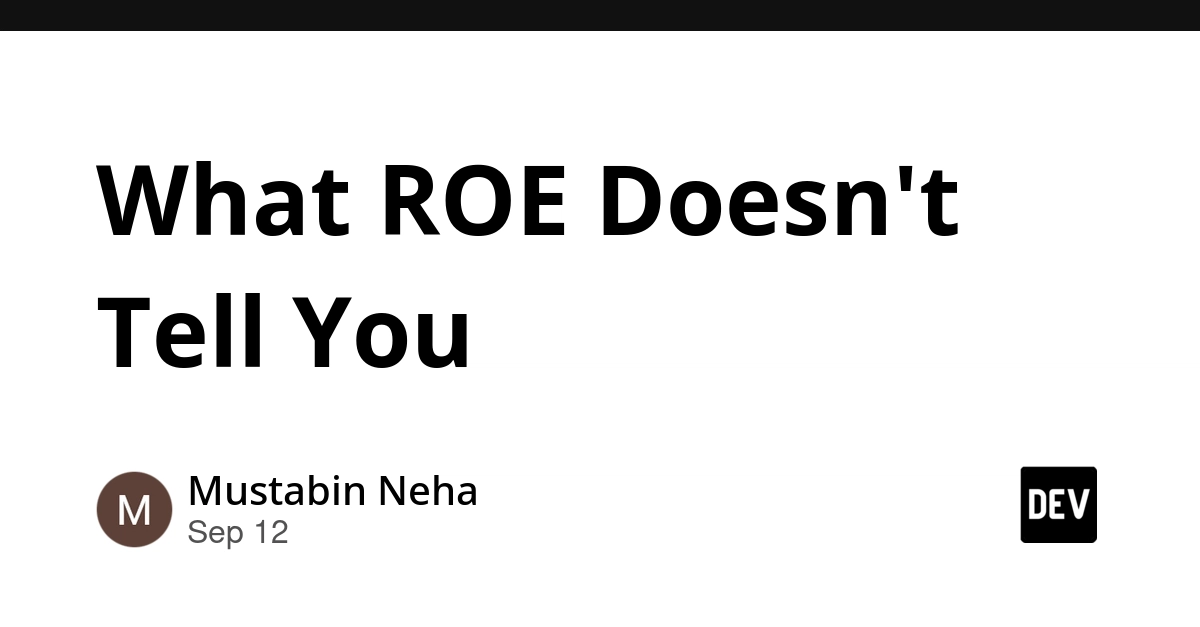 ROE is Not Enough: What Financial Ratios Miss About Company Health