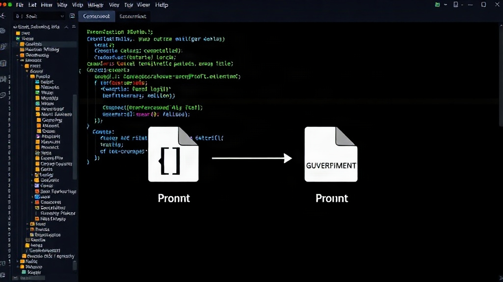 Diagram illustrating file-based AI governance versus prompt-based control