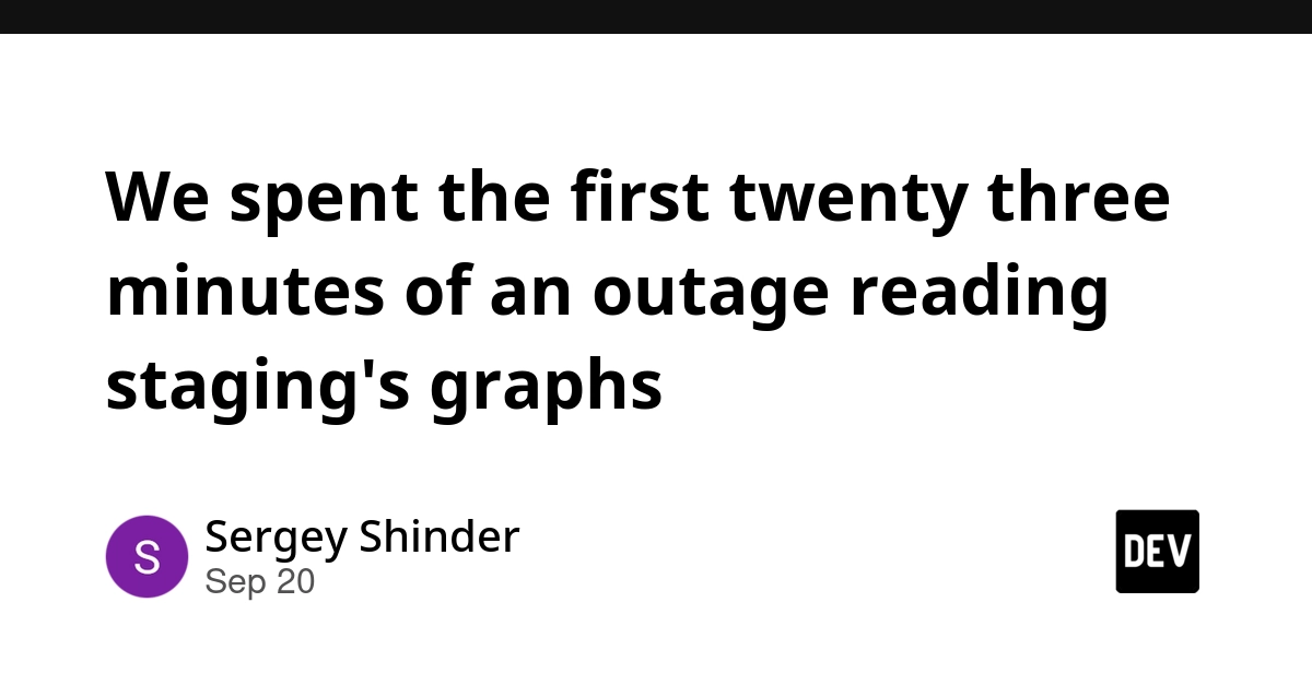 Outage Blamed on Grafana Default Staging Dashboard Setting