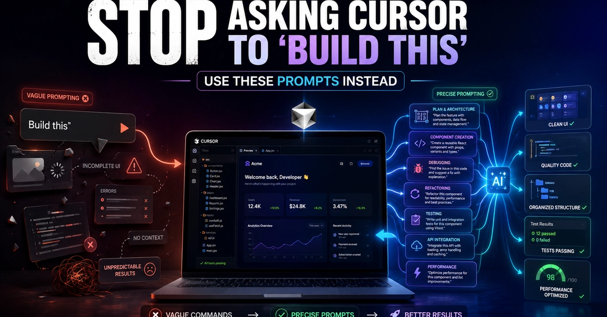 Master Cursor AI: Beyond 'Build This' to Production-Ready Code