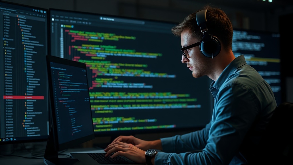 Developer interacting with an AI code assistant in a terminal environment